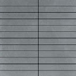 Apavisa Inox silver graffiato mosaico 2,5x15